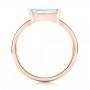 18k Rose Gold 18k Rose Gold Custom Solitaire Diamond Engagement Ring - Front View -  103067 - Thumbnail