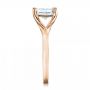 14k Rose Gold 14k Rose Gold Custom Solitaire Diamond Engagement Ring - Side View -  101899 - Thumbnail