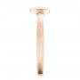 14k Rose Gold 14k Rose Gold Custom Solitaire Diamond Engagement Ring - Side View -  102029 - Thumbnail