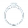 18k White Gold 18k White Gold Custom Solitaire Diamond Engagement Ring - Front View -  102535 - Thumbnail