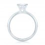 18k White Gold 18k White Gold Custom Solitaire Diamond Engagement Ring - Front View -  102965 - Thumbnail