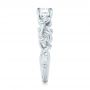  Platinum Custom Solitaire Diamond Engagement Ring - Side View -  102959 - Thumbnail