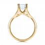 14k Yellow Gold 14k Yellow Gold Custom Solitaire Diamond Engagement Ring - Front View -  101899 - Thumbnail