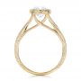 18k Yellow Gold 18k Yellow Gold Custom Solitaire Diamond Engagement Ring - Front View -  102152 - Thumbnail