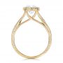14k Yellow Gold 14k Yellow Gold Custom Solitaire Diamond Engagement Ring - Front View -  102152 - Thumbnail