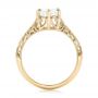 14k Yellow Gold 14k Yellow Gold Custom Solitaire Diamond Engagement Ring - Front View -  102952 - Thumbnail