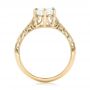 14k Yellow Gold 14k Yellow Gold Custom Solitaire Diamond Engagement Ring - Front View -  102952 - Thumbnail