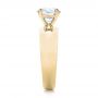 18k Yellow Gold 18k Yellow Gold Custom Solitaire Diamond Engagement Ring - Side View -  102030 - Thumbnail