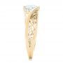 14k Yellow Gold 14k Yellow Gold Custom Solitaire Diamond Engagement Ring - Side View -  102744 - Thumbnail