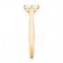 14k Yellow Gold 14k Yellow Gold Custom Solitaire Diamond Engagement Ring - Side View -  102954 - Thumbnail