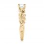 14k Yellow Gold 14k Yellow Gold Custom Solitaire Diamond Engagement Ring - Side View -  102959 - Thumbnail