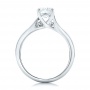 Custom Solitaire Diamond Engagement Ring - Front View -  102356 - Thumbnail
