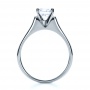  Platinum Platinum Custom Solitaire Diamond Engagement Ring - Front View -  1155 - Thumbnail