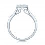 14k White Gold 14k White Gold Custom Solitaire Engagement Ring - Front View -  102154 - Thumbnail
