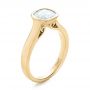 18k Yellow Gold Custom Solitaire Engagement Ring