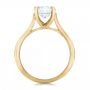 14k Yellow Gold 14k Yellow Gold Custom Solitaire Engagment Ring - Front View -  100685 - Thumbnail