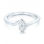  Platinum Platinum Custom Solitaire Marquise Diamond Engagement Ring - Flat View -  102906 - Thumbnail