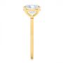 14k Yellow Gold 14k Yellow Gold Custom Solitaire Oval Diamond Engagement Ring - Side View -  105358 - Thumbnail