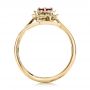 14k Yellow Gold 14k Yellow Gold Custom Solitaire Ruby Engagement Ring - Front View -  102160 - Thumbnail