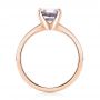 14k Rose Gold 14k Rose Gold Custom Solitaire Spinel Gemstone Engagement Ring - Front View -  104660 - Thumbnail