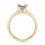 14k Yellow Gold 14k Yellow Gold Custom Solitaire Spinel Gemstone Engagement Ring - Front View -  104660 - Thumbnail
