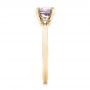 18k Yellow Gold 18k Yellow Gold Custom Solitaire Spinel Gemstone Engagement Ring - Side View -  104660 - Thumbnail