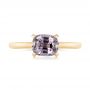 18k Yellow Gold 18k Yellow Gold Custom Solitaire Spinel Gemstone Engagement Ring - Top View -  104660 - Thumbnail