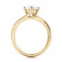 14k Yellow Gold 14k Yellow Gold Custom Split Shank Diamond Engagement Ring - Front View -  101239 - Thumbnail