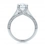  Platinum Custom Split Shank Engagement Ring - Front View -  1440 - Thumbnail