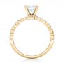 18k Yellow Gold 18k Yellow Gold Custom Tension Set Diamond Engagement Ring - Front View -  102451 - Thumbnail
