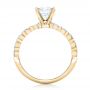 14k Yellow Gold 14k Yellow Gold Custom Tension Set Diamond Engagement Ring - Front View -  102451 - Thumbnail