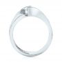 Platinum Platinum Custom Tension Style Diamond Engagement Ring - Front View -  103305 - Thumbnail
