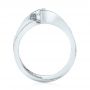 14k White Gold 14k White Gold Custom Tension Style Diamond Engagement Ring - Front View -  103305 - Thumbnail