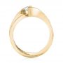 14k Yellow Gold 14k Yellow Gold Custom Tension Style Diamond Engagement Ring - Front View -  103305 - Thumbnail