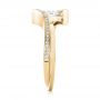 18k Yellow Gold 18k Yellow Gold Custom Tension Style Diamond Engagement Ring - Side View -  103305 - Thumbnail