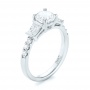 14k White Gold Custom Diamond Engagement Ring