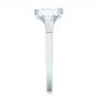  Platinum Custom Three Stone Diamond Engagement Ring - Side View -  102964 - Thumbnail