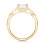 14k Yellow Gold 14k Yellow Gold Custom Three Stone Diamond Engagement Ring - Front View -  102945 - Thumbnail
