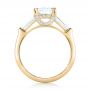 14k Yellow Gold 14k Yellow Gold Custom Three Stone Diamond Engagement Ring - Front View -  102964 - Thumbnail