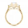 14k Yellow Gold 14k Yellow Gold Custom Three Stone Diamond Engagement Ring - Front View -  103009 - Thumbnail