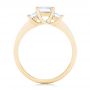 14k Yellow Gold 14k Yellow Gold Custom Three Stone Diamond Engagement Ring - Front View -  103154 - Thumbnail
