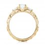 14k Yellow Gold 14k Yellow Gold Custom Three Stone Diamond Engagement Ring - Front View -  103349 - Thumbnail