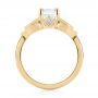 14k Yellow Gold 14k Yellow Gold Custom Three Stone Diamond Engagement Ring - Front View -  104830 - Thumbnail