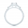  Platinum Custom Diamond Engagement Ring - Front View -  103521 - Thumbnail