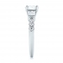  Platinum Custom Diamond Engagement Ring - Side View -  103521 - Thumbnail