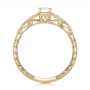 14k Yellow Gold 14k Yellow Gold Custom Tri-leaf Diamond Engagement Ring - Front View -  102261 - Thumbnail