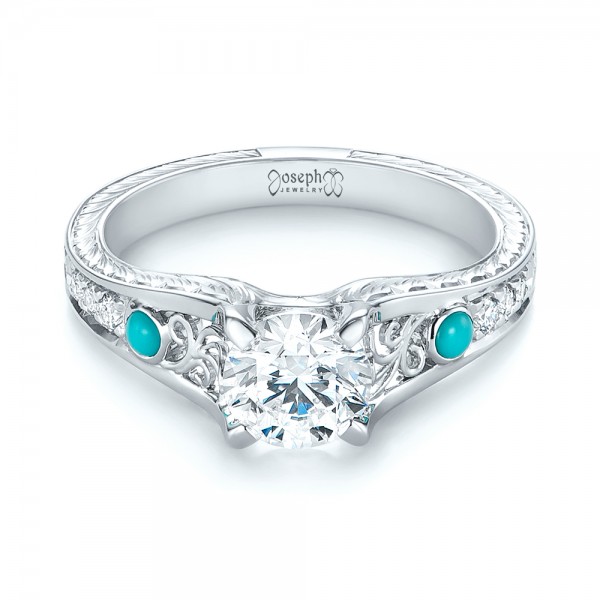 turquoise engagement ring