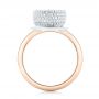  Platinum And 18k Rose Gold Platinum And 18k Rose Gold Custom Two-tone Diamond Engagement Ring - Front View -  102947 - Thumbnail