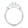18k White Gold And Platinum 18k White Gold And Platinum Custom Two-tone Diamond Engagement Ring - Front View -  103505 - Thumbnail