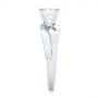 18k White Gold And Platinum 18k White Gold And Platinum Custom Two-tone Diamond Engagement Ring - Side View -  102587 - Thumbnail